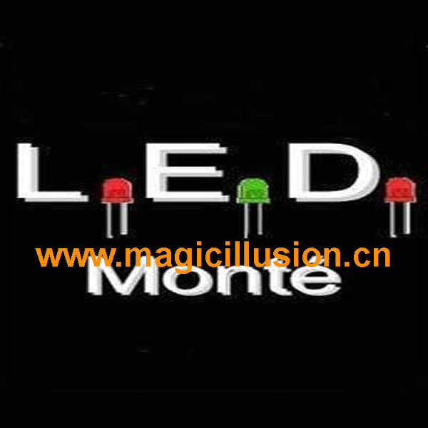 LED monte magic trick